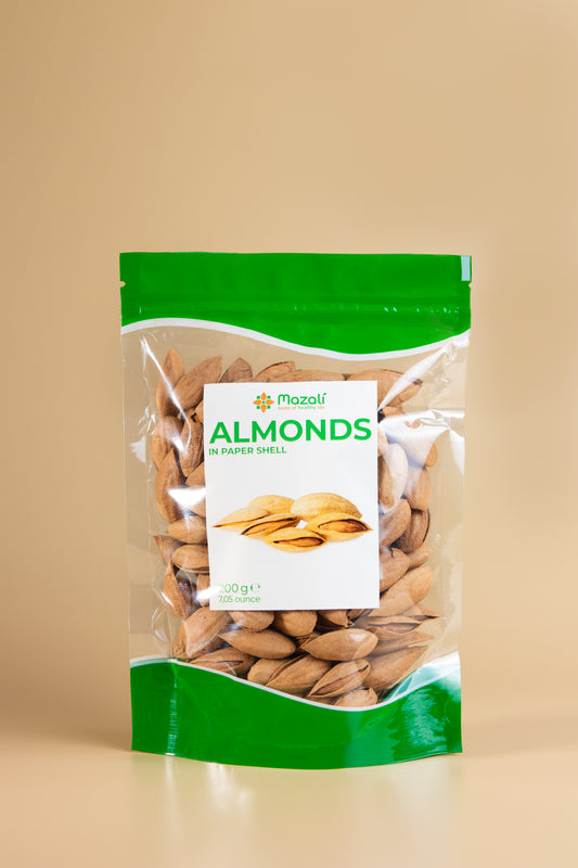 Roasted Almonds In Paper Shell